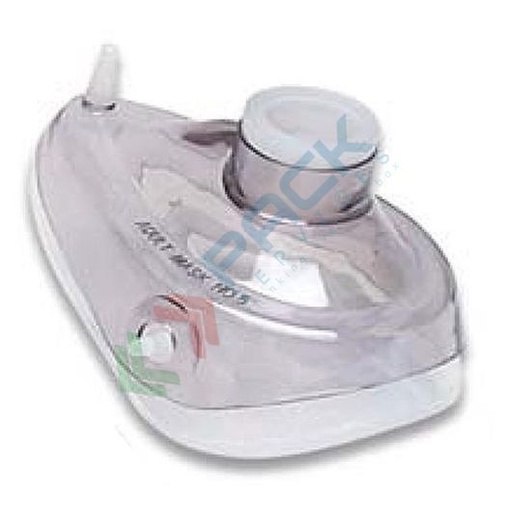 [OROAUT-4] Maschera oronasale in silicone, trasparente anatomica, autoclavabile, calibro 4
