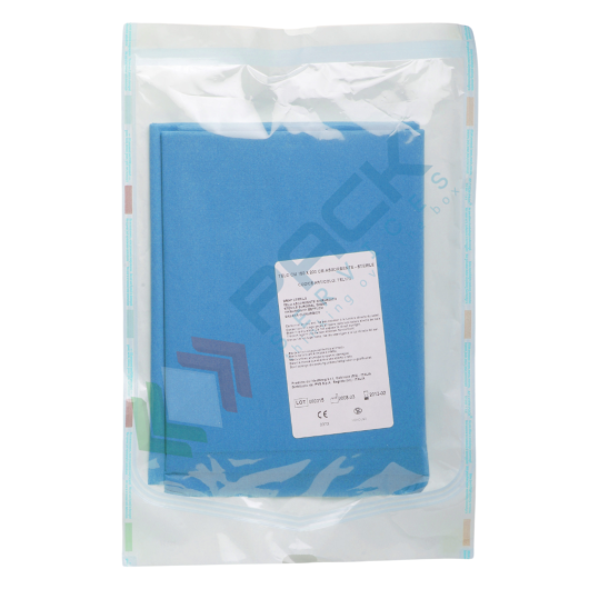 [TEL-C075] Telo chirurgico sterile monouso in tessuto impermeabile, Mis. 75 x 90 cm