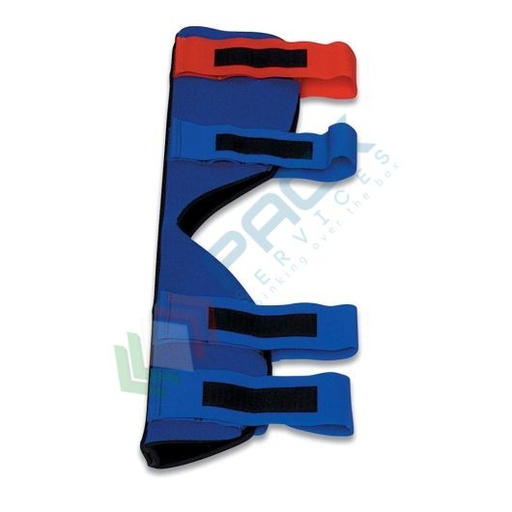 [STECN-C] Steccobenda rigida conformabile per caviglia e gomito, in neoprene e alluminio