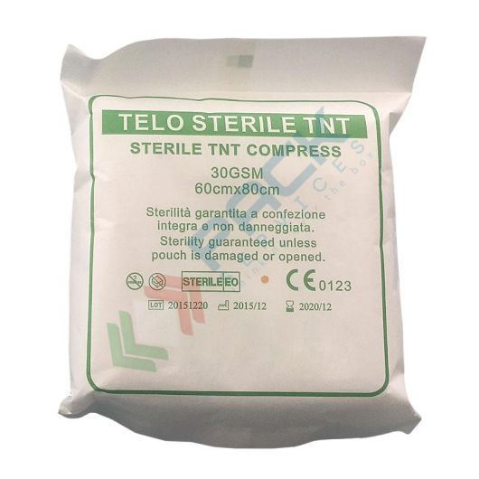 [TEL-S80] Telo sterile in tessuto non tessuto Mis. 80 x 60 cm