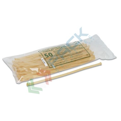 [UB545] Laccio emostatico tubolare in lattice, lunghezza 35 cm, conf. 50 pz