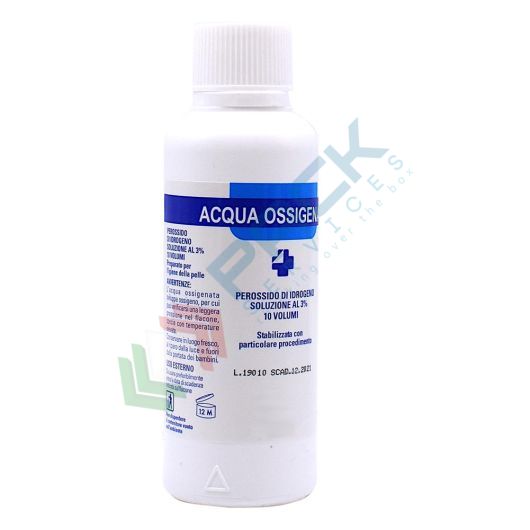[UB660] Acqua ossigenata diluita al 3% 10 volumi, capacità 250 ml