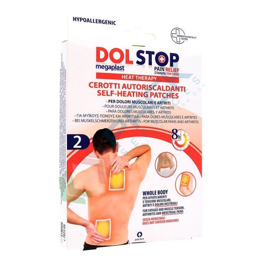 [UB3006] Cerotto riscaldante ideale per dolori muscolari e artriti, astuccio da 2 pezzi