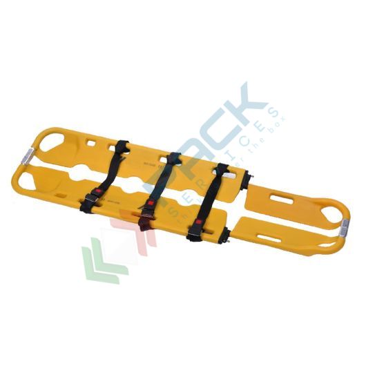 Barella atraumatica portaferiti in plastica, certificata EN 1865, portata 159 Kg