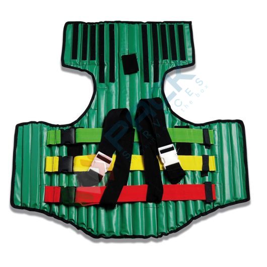 Estrinsecatore spinale per immobilizzare la testa e la colonna vertebrale