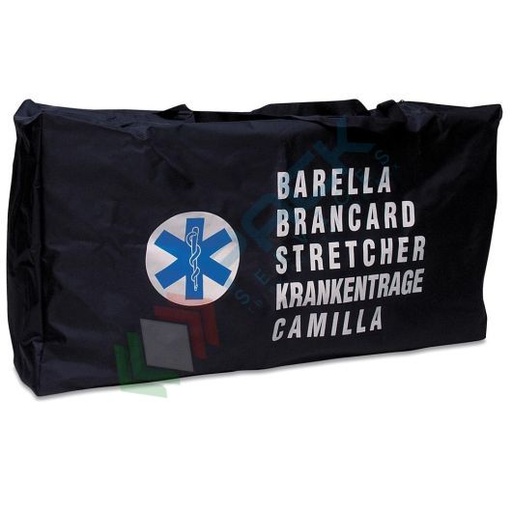 [UB9740] Custodia per barella pieghevole in lunghezza Cod. Art. UB9655, in nylon, colore nero