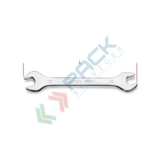 [000550603] Chiavi a forchetta doppie cromate lucide ? mm 6x7 - Art. 55MP 6X7