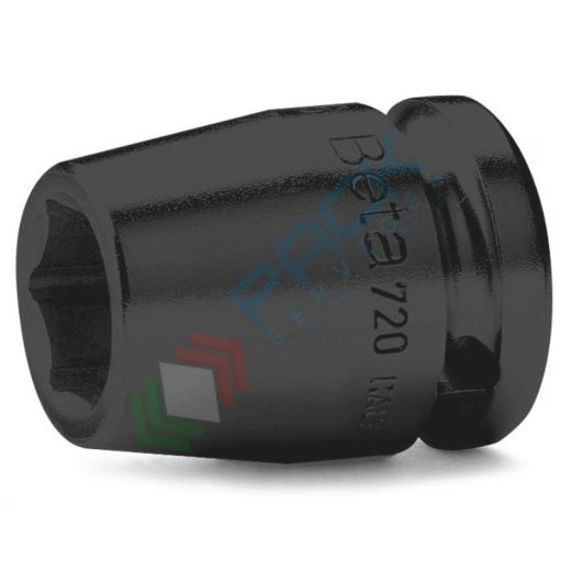 [007200017] Chiavi a bussola con attacco quadro femmina 1/2" bocca esagonale serie normale, fosfatate mm 17 - Art. 720 17