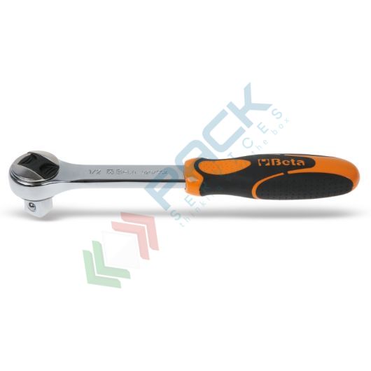 Cricchetto reversibile con attacco quadro maschio 1/2" cromato L mm 200 - Art. 920/55X