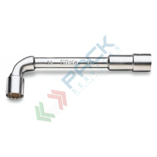 Chiavi a pipa doppie esagonali - poligonali cromate ? mm 32x32 - Art. 937 32X32