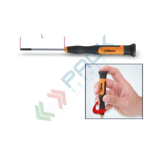 [012570047] Microgiravite a chiave maschio esagonale mm 1,5 - Art. 1257ES 1,5