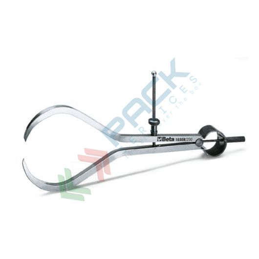 [016800225] Compassi di precisione per esterni punte in acciaio temprato L mm 250 - Art. 1680B 250