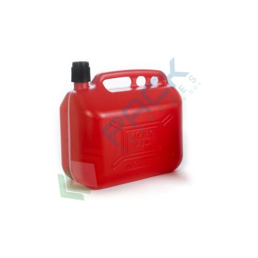 [PACK-BENZ10] Tanica per benzina in plastica (HDPE), capacità 10 Litri, omologata ADR/ONU, controllo livello, tappo con beccuccio integrato