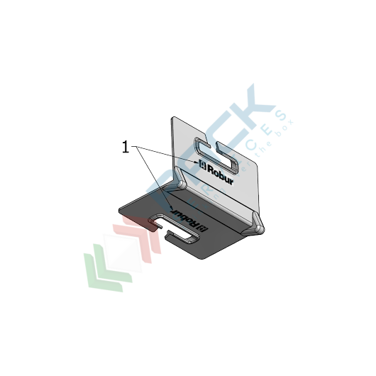 [081890060] 2 Protezioni Angolari Per Nastri Di Ancoraggio In Poliestere, Mm 100X60