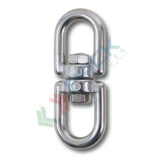[082720204] Girelli a due occhi inox AISI 316 ø D mm 4 - Art. 8272 4