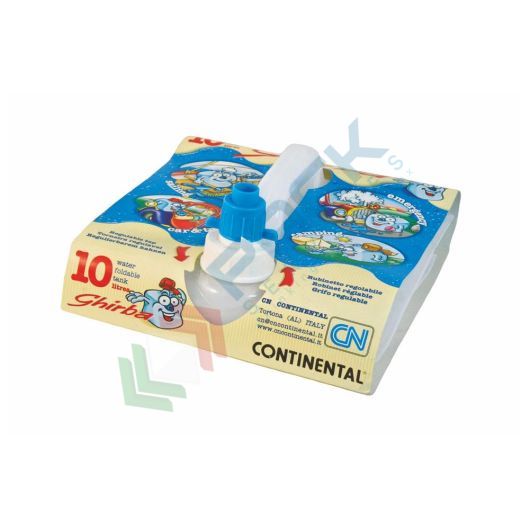 Tanica in plastica pieghevole, capacità 10 Lt, Mis. 220 L x 220 P x 220 H mm, ideale per liquidi