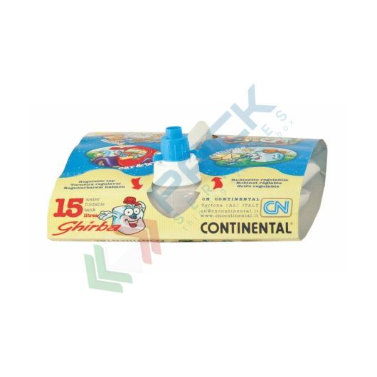 Tanica in plastica pieghevole, capacità 15 Lt, Mis. 250 L x 250 P x 250 H mm, ideale per liquidi