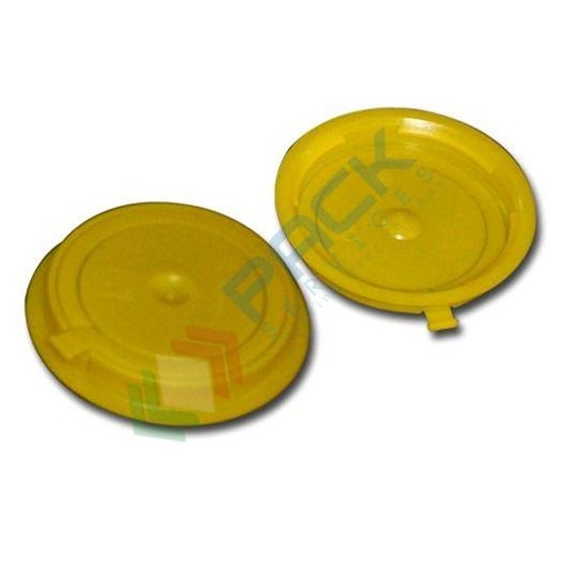 [CAPS2P-GIA] Capsula 2" in plastica, colore giallo