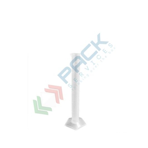 [CILFA0010] Cilindro in plastica (PP) graduato, capacità 10 ml, Mis. Ø 13,5 x 140 H mm, forma alta, per usi generali di laboratorio