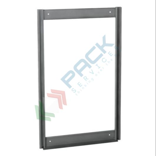 [CRBOX-T125] Espositore per cassettiera porta minuteria, Mis. 600 L x 40 P x 1000 H mm, da parete