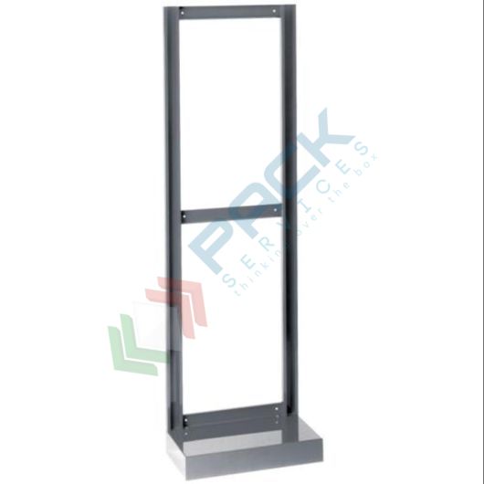 [CRBOX-T195] Espositore per cassettiera porta minuteria, Mis. 600 L x 205 P x 1950 H mm, con base per appoggio a terra
