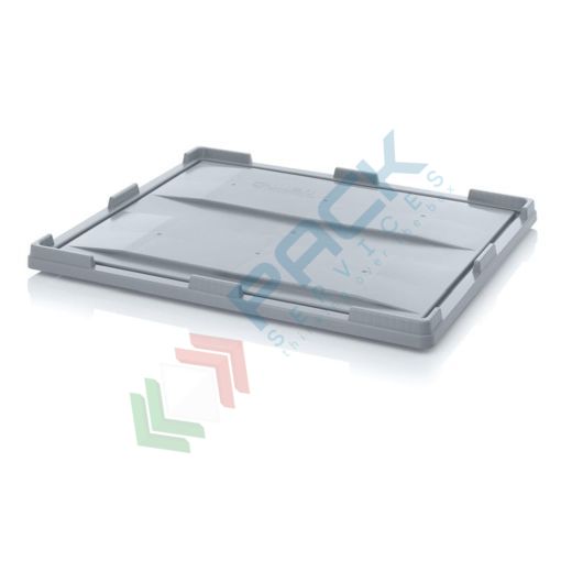 [DE1210] Coperchio per cassa pallet 1200 x 1000 mm, serie ABBATTIBILI