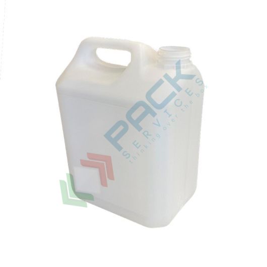 [ERTNK-05UN] Tanica in plastica (HDPE) cartonabile, capacità 5 Lt, NON sovrapponibile, omologata ADR/ONU, peso 160 gr, tappo a vite con sigillo (esclusi), colore neutro