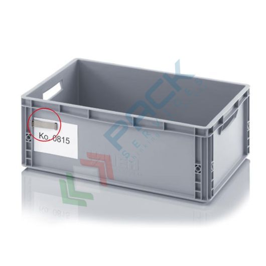 [ET] Clip porta etichette per cassette in plastica Norma Europa, serie MC