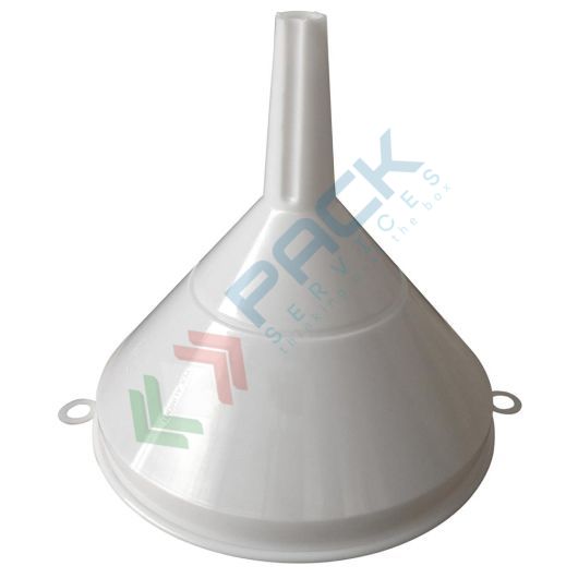 Imbuto con portafiltro in plastica (PP), Mis. Ø 22 cm, per usi generali di laboratorio, colore bianco