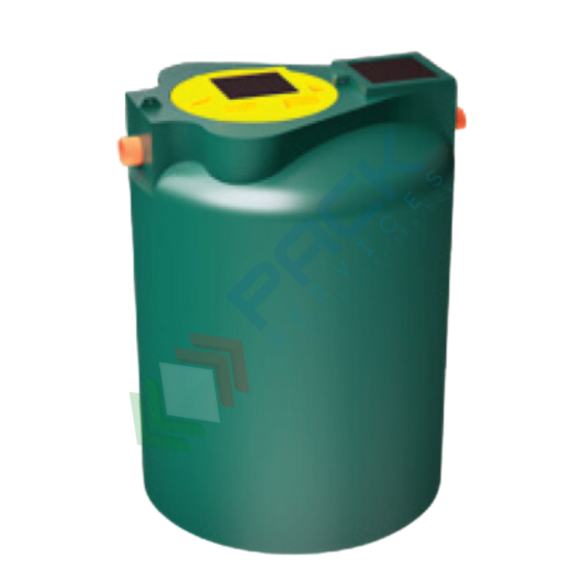 [IMH-00900/S] Fossa imhoff biologica, corpo liscio, A.E. 4, capacità 900 Lt, Mis. Ø 950 x 1350 H mm, per il trattamento primario dei reflui domestici