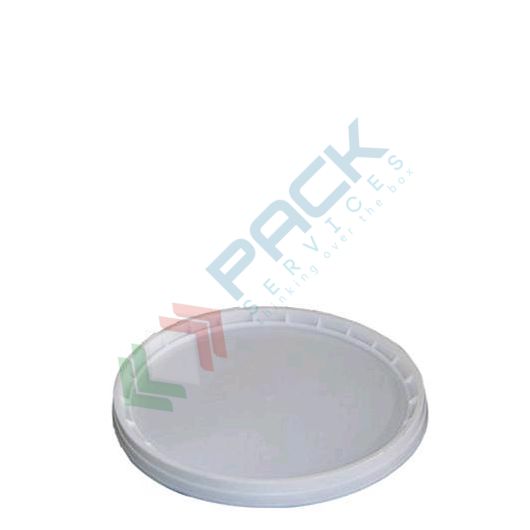 [LB01500COP] Coperchio in plastica (PP), a pressione con sigillo di garanzia per secchio conico 1,5 Lt (LB01500)