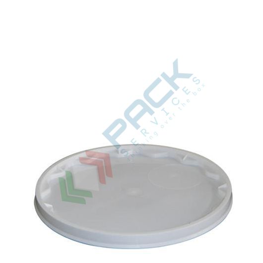 Coperchio in plastica (PP), a pressione con sigillo di garanzia per secchio conico 10 Lt (LB10000)