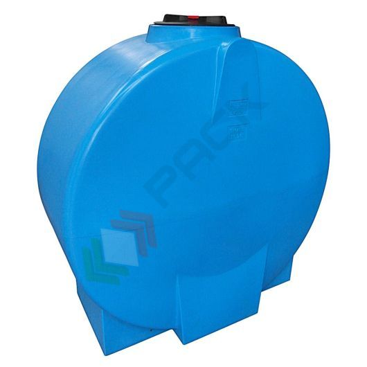 [SMALL-1050] Serbatoio acqua in plastica (PE), compatto orizzontale, capacità 1050 Lt, Mis. 1350 L x 750 P x 1450 H mm, colore azzurro