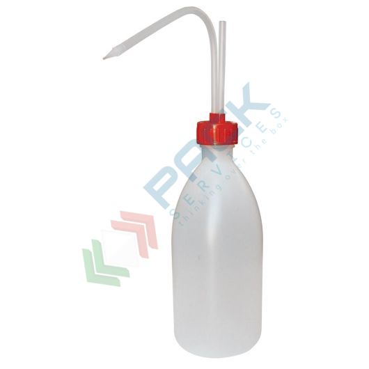 [SPRX-B0500] Bottiglia in plastica (PE) a spruzzetta (inclusa), capacità 500 ml, con tappo a 2 fori