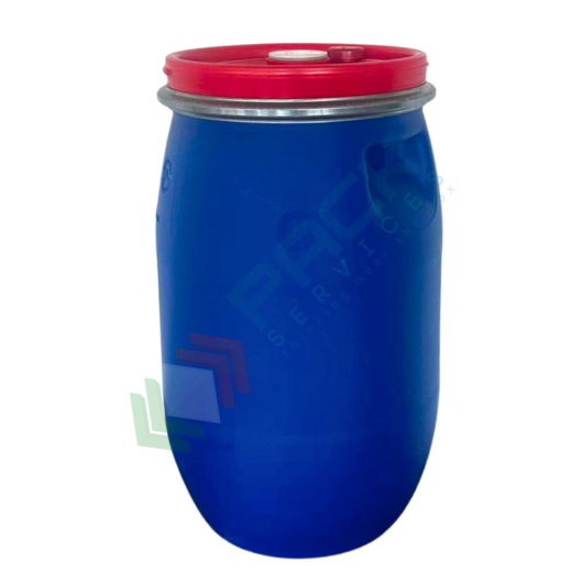Fusto in plastica (HDPE) ad apertura totale, rotondo, capacità 30 Lt, ADR/ONU per liquidi, uso industriale
