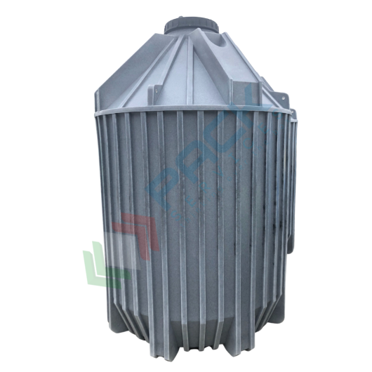 Serbatoio acqua in plastica (PE), cilindrico verticale, capacità 11810 Lt, Mis. Ø 2250 x 3410 H mm, da interro