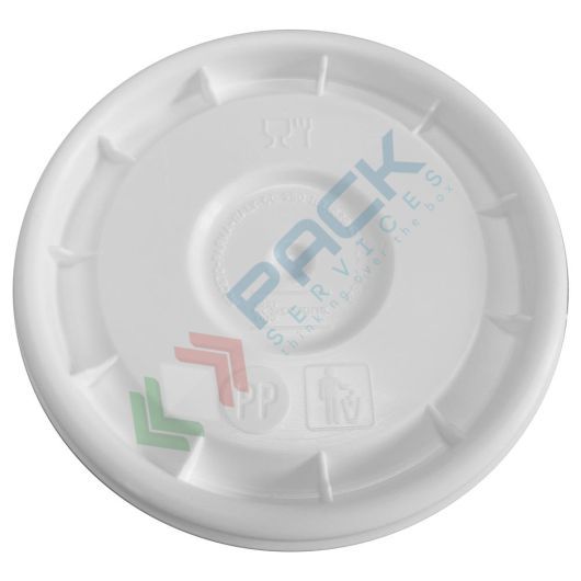 [VDR00250COP] Coperchio in plastica (PP), chiusura a pressione per barattolo 250 ml (Cod. Art. VDR00250)