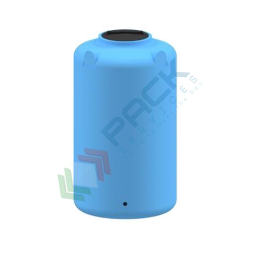 Serbatoio acqua in plastica (PE), cilindrico verticale, capacità 800 Lt, Mis. Ø 840 x 1600 H mm, colore azzurro