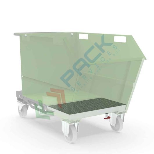 [BEN-RUB1000] Kit griglia e rubinetto per la divisione dei liquidi dai trucioli dalla benna porta rottami 750 e 1000 lt (Cod. BEN-R0750A + Cod. BEN-R1000A)