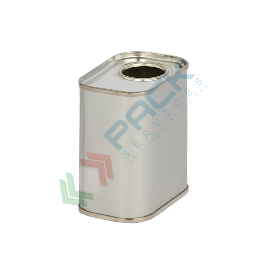 [LO-0175G] Lattina per olio in banda stagnata, capacità 0,175 Lt, bocca Ø 24 mm, colore grezzo (tappo dosatore non incluso)