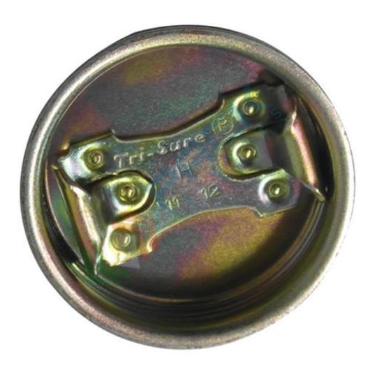 [SS3/4-MET] Tappo Tri-Sure in acciaio con guarnizione per fusto metallo, mis. 3/4"