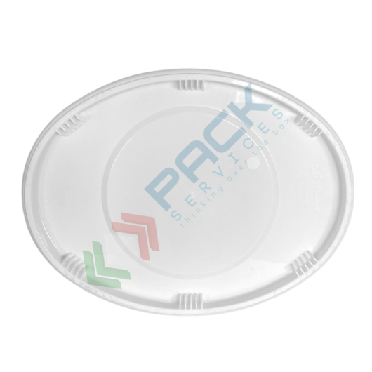 Coperchio in plastica (PP) a pressione, per secchio ovale 18 Lt (VDR18000-0VL) e 13 Lt (VDR13000-0VL)