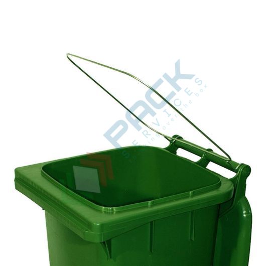 [ECO-APS120] Anello fermasacco in metallo, per bidone raccolta differenziata 120 Lt