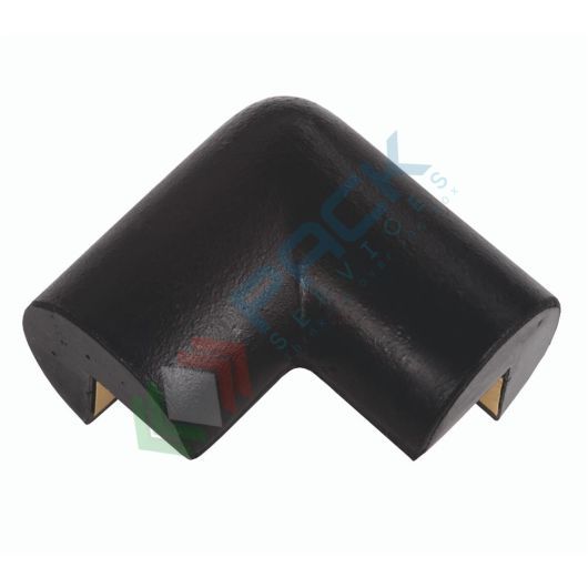 Paraspigolo angolare ad alta resistenza, in gomma flessibile, a due vie, lunghezza 25/60 mm, per la massima protezione