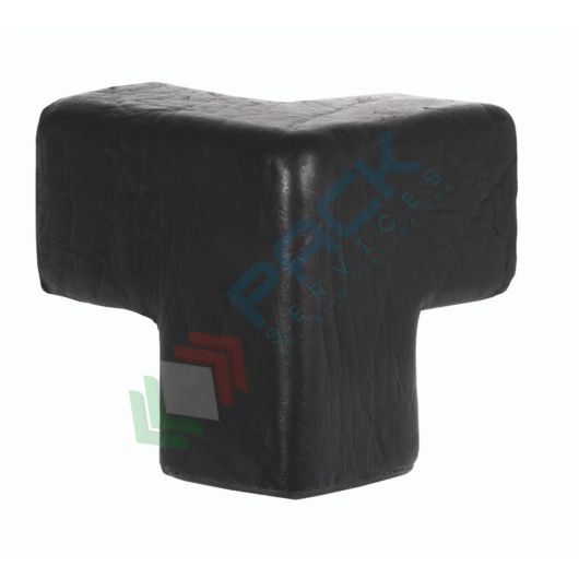 Paraspigolo angolare ad alta resistenza, in gomma flessibile, a tre vie, lunghezza 20/45 mm, per la massima protezione