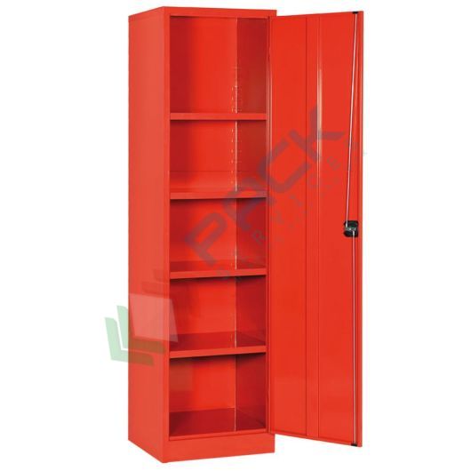 [ARMD-M5] Armadio di sicurezza per deposito DPI, Mis. 580 L x 460 P x 1800 H mm, 1 anta cieca, 4 ripiani