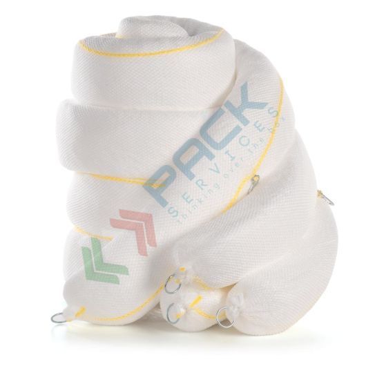 [B-OL13300] Barriere assorbenti per oli ed idrocarburi, Mis. Ø 13 x 300 cm, capacità assorbimento per barriera 30 Lt - totale 120 Lt (conf. 4 pz)