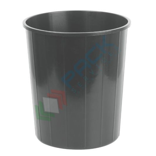 [CGC-30GRI] Cestino gettacarte per la raccolta differenziata rifiuti, capacità 16 Lt, senza coperchio, colore grigio