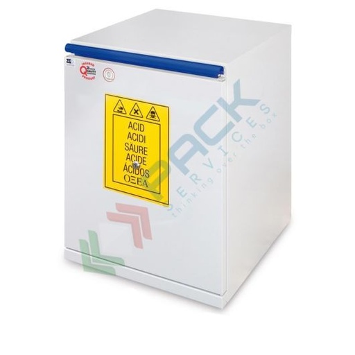 [CHI-AC396C] Armadio di sicurezza per lo stoccaggio combinato di prodotti chimici e acidi, Mis. 395 L x 520 P x 620 H mm, apertura a cassettone