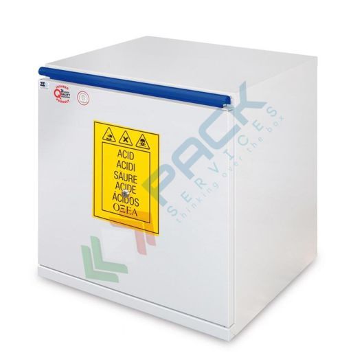 [CHI-AC596C] Armadio di sicurezza per lo stoccaggio combinato di prodotti chimici e acidi, Mis. 595 L x 520 P x 620 H mm, apertura a cassettone